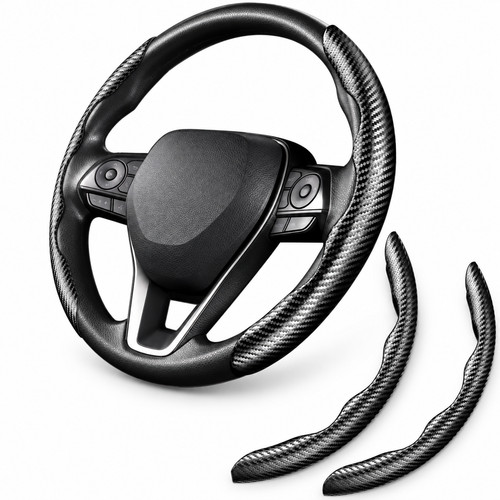 Lenkradabdeckung carbon - 2x,