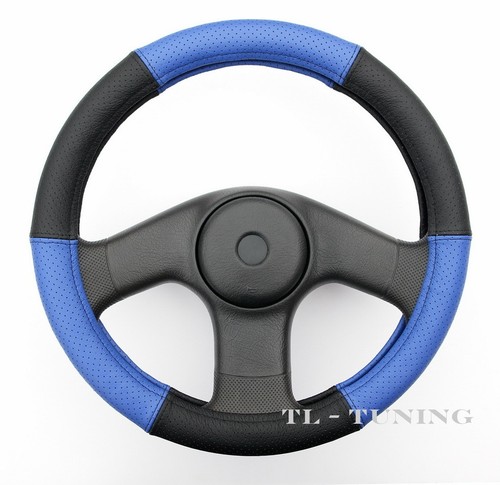 Lenkradbezug blau schwarz - lenkradbezug, blau-schwarz